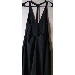 NWT Jarlo Black T-Back Halter Dress with Train  Model Kate Style M938 Size 10